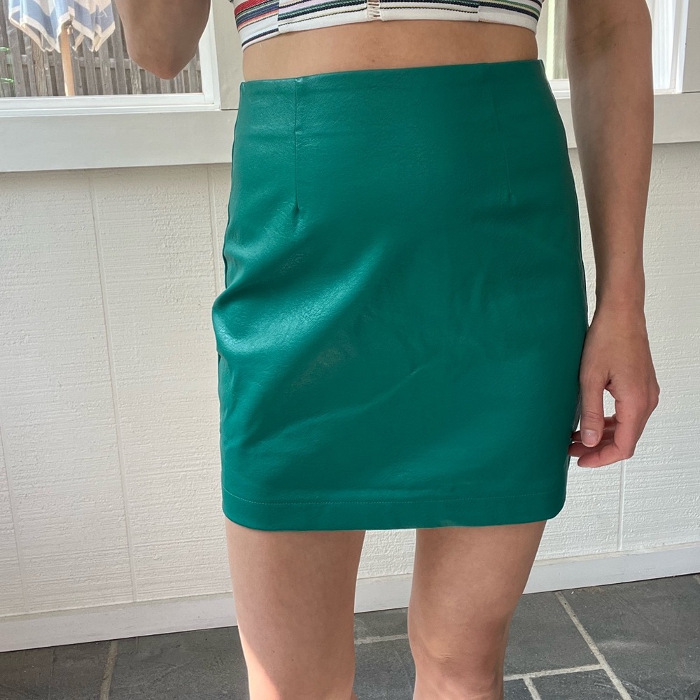 Lulus Fake Leather Skirt